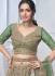 Green Net Wedding Wear Embroidery Work Lehenga Choli KF03G